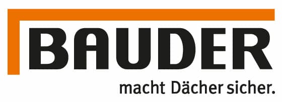 Logo Bauder – macht Dächer sicher.